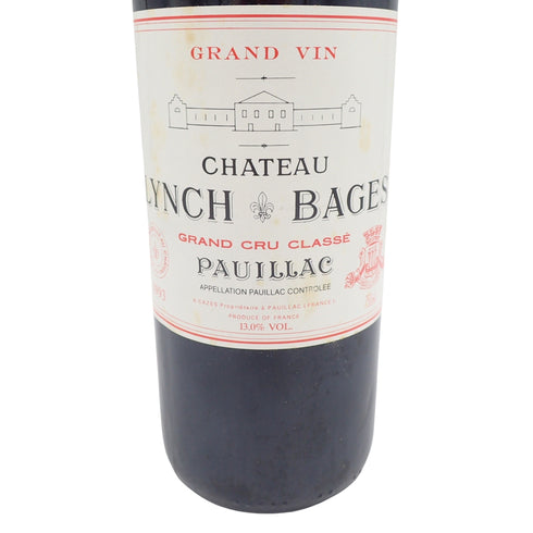 シャトー ランシュ バージュ 1993 赤 750ml 13.0% CHATEAU LYNCH BAGES PAUILLAC GRAND CRU CLASSE【H1】