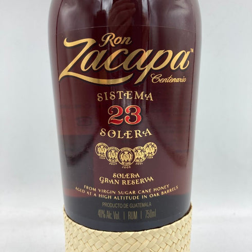 ロン サカパ センテナリオ 23年 ソレラ グラン レゼルヴァ 750ml 40% RON ZACAPA Centenario Solera Grand Reserva 【F3】