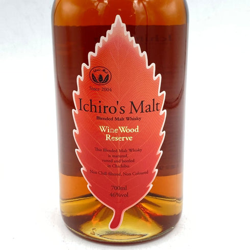 東京都限定◆イチローズモルト ワインウッドリザーブ 700ml 46% Ichiro's Malt Wine Wood Reserve【H】