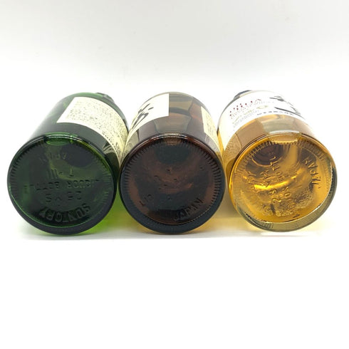 東京都限定◆サントリー 山崎 白州 知多 NV 180ml 43% ミニボトル SUNTORY 3本セット【N4】