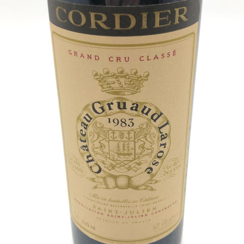 シャトー グリュオ ラローズ 1983 750ml 12.5% Chateau Gruaud Larose【P2】