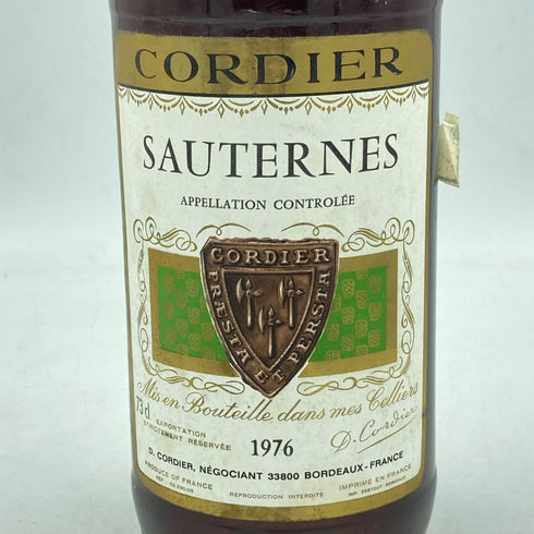 コーディア ソーテルヌ 1976 730ml 14% CORDIER SAUTERNES【O】