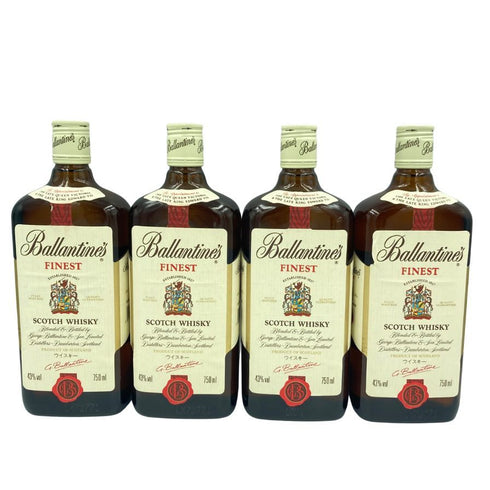 4本セット バランタイン ファイネスト 750ml 43% BALLANTINE'S FINEST -【AA】