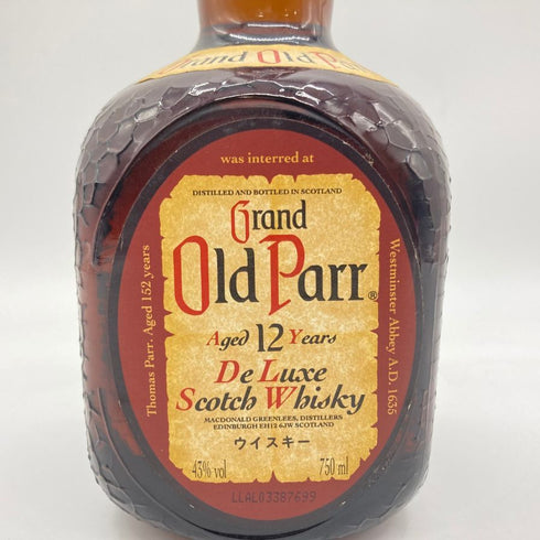 グランド オールドパー 12年 デラックス 700ml 43% Grand Old Parr De Luxe 【AL】