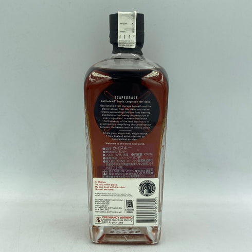 スケープグレース コーラス シングルモルト 700ml 46%【G】
