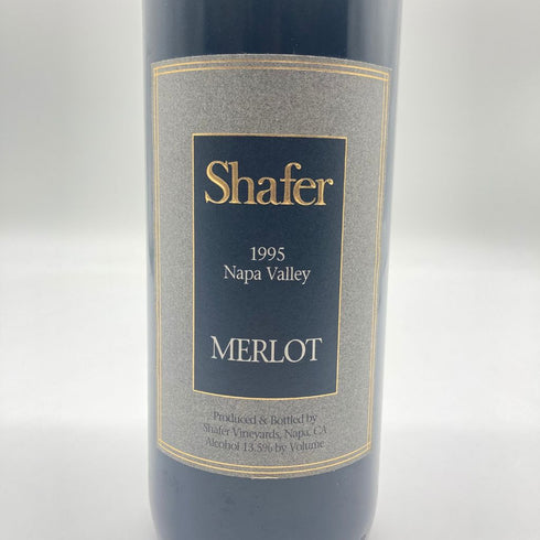シェーファー メルロー ナパバレー 1995 15% 750ml Shafer MERLOT Napa Valley【B1】