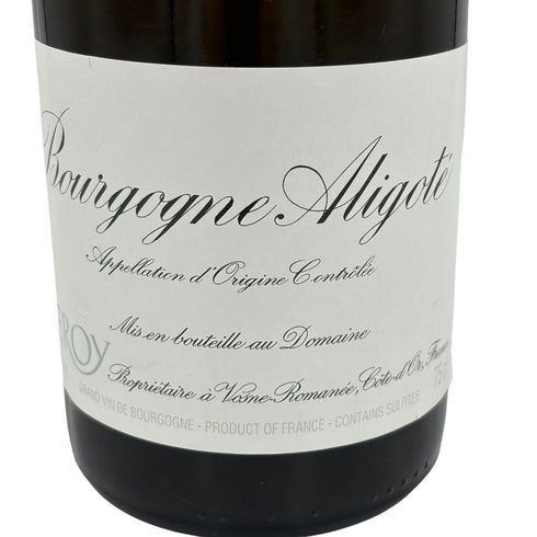 ドメーヌ ルロワ ブルゴーニュ アリゴテ 2015 750ml 12.5% Domaine LEROY Bourgogne Aligote【B1】