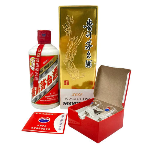 貴州茅台酒 マオタイ酒 天女ラベル 2018 400ml 43% KWEICHOW MOUTAI 740g【O2】