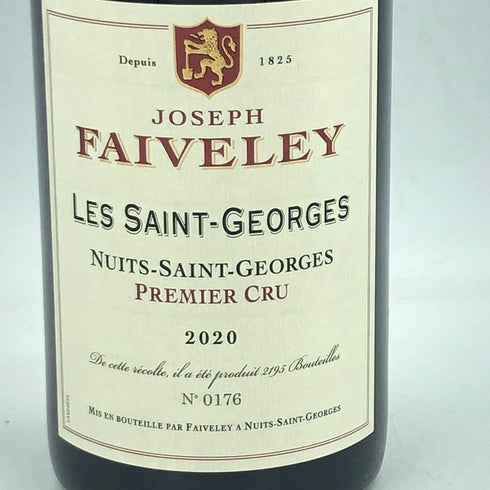 ジョセフ フェヴレ ニュイ サン ジョルジュ レ サン ジョルジュ プルミエ クリュ 2020 750ml 13.5% JOSEPH FAIVELEY LES SAINT GEORGES NUITS SAINT GEORGES PREMIER CRU【E1】
