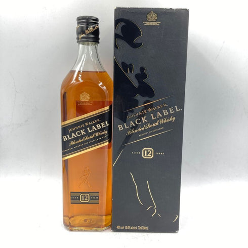 ジョニーウォーカー ブラックラベル 12年 黒キャップ 700ml 40% Johnnie Walker BLACK LABEL 【AA】