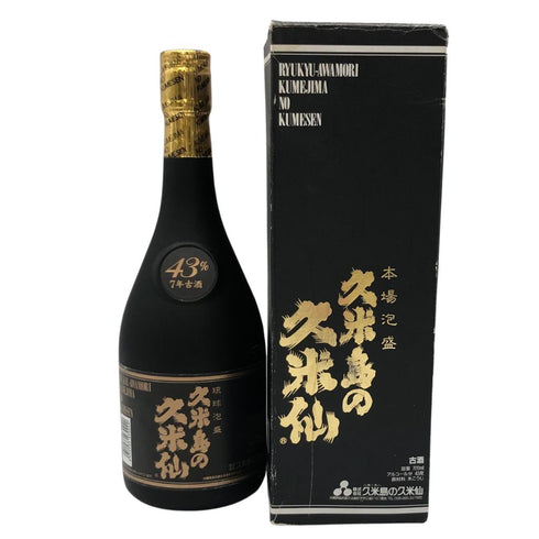 琉球泡盛 久米島の久米仙 ブラック 7年 720ml 43%【J2】