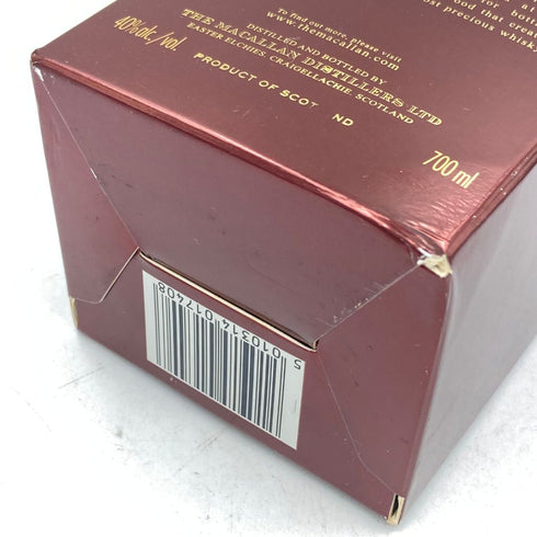 マッカラン 12年 旧ラベル 700ml 40% THE MACALLAN【E1】