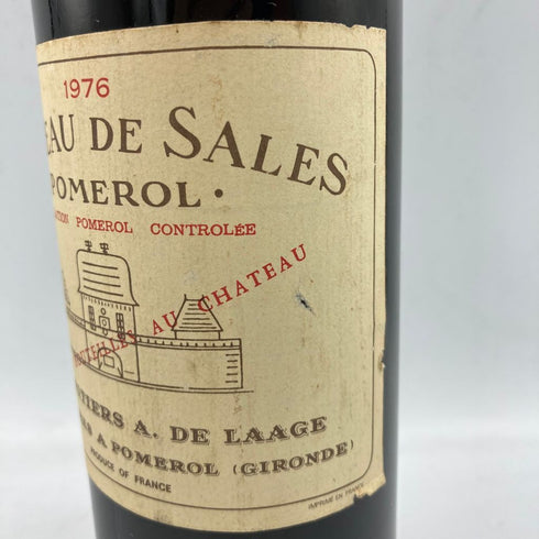 シャトー ド サル ポムロル 1976 730ml CHATEAU DE SALES POMEROL 【M】