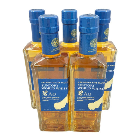東京都限定◆サントリー AO 碧 シングル 350ml 43% SUNTORY WORLD WHISKY 5本セット【7F】