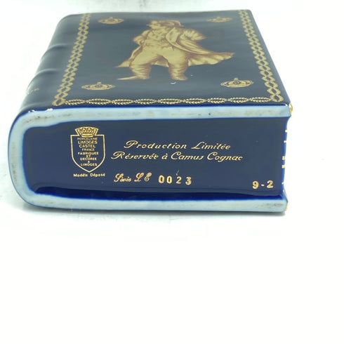 カミュ ナポレオン 陶器ボトル ブック 青 40% 700ml 1186g CAMUS NAPOLEON BOOK【E】