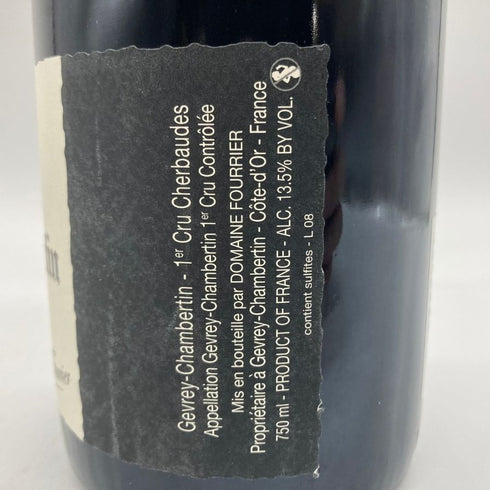 ドメーヌ フーリエ ジュヴレ シャンベルタン 1er シェルボード ヴィエイユ ヴィーニュ 2020 750ml 13.5% Domaine Fourrier Gevrey Chambertin 1er Cru Cherbaudes Vieille Vigne 【J】