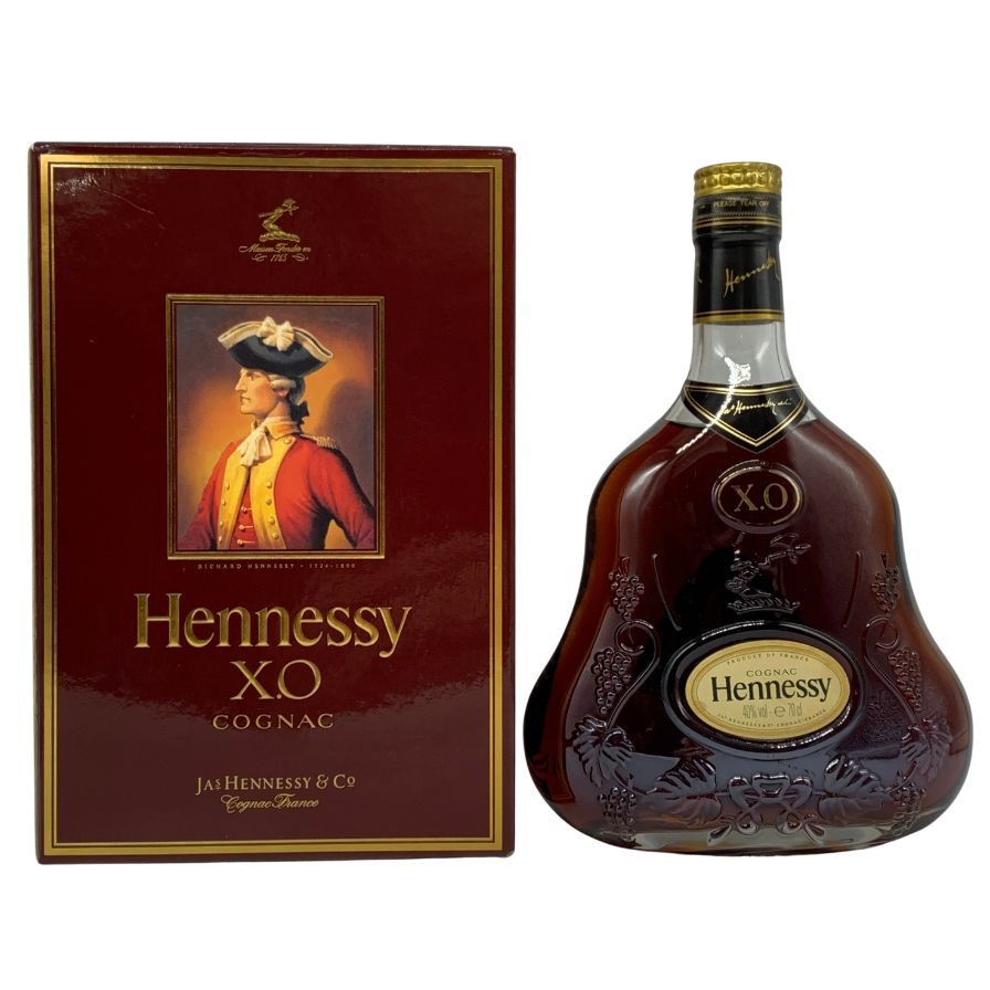 ヘネシーXO クリアボトル 金キャップ 700ml 40% Hennessy コニャック