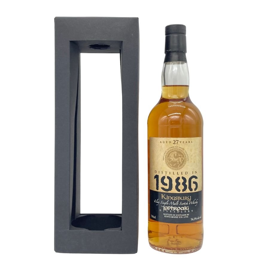 ラフロイグ - ラフロイグ 27年 1986 キングスバリー 54.2％ 700ml 【S2】 ラフロイグ 27年 1986 キングスバリー54.2％ 700ml LAPHROAIG
