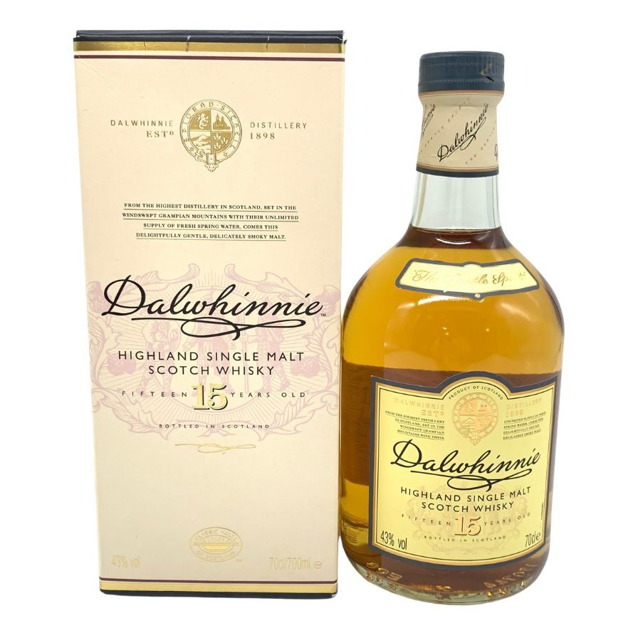 ダルユーイン 15年 旧ラベル 700ml 43% DAILUAINE【N4】 ダルユーイン 15年 旧ラベル 700ml 43% DAILUAINE スコッチ