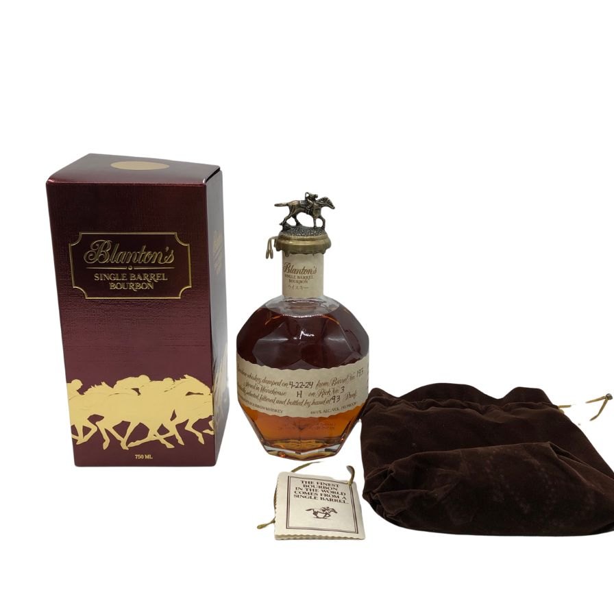 ブラントン シングルバレル 2024 750ml 46.5% Blanton&#39;s SINGLE BARREL  バーボン【I4】 楽天市場】ブラントン 750ml 46度 正規品 箱付 シングルバレル