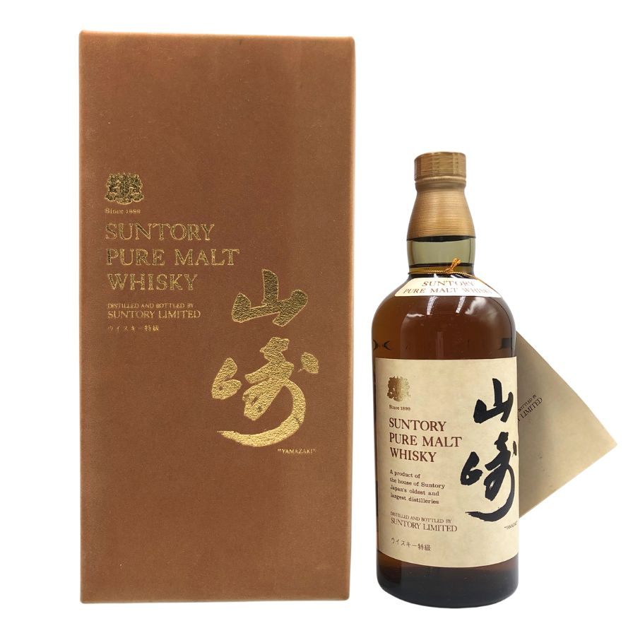 東京都限定◇サントリー 山崎 NV ピュアモルト ベロアケース付き 760ml