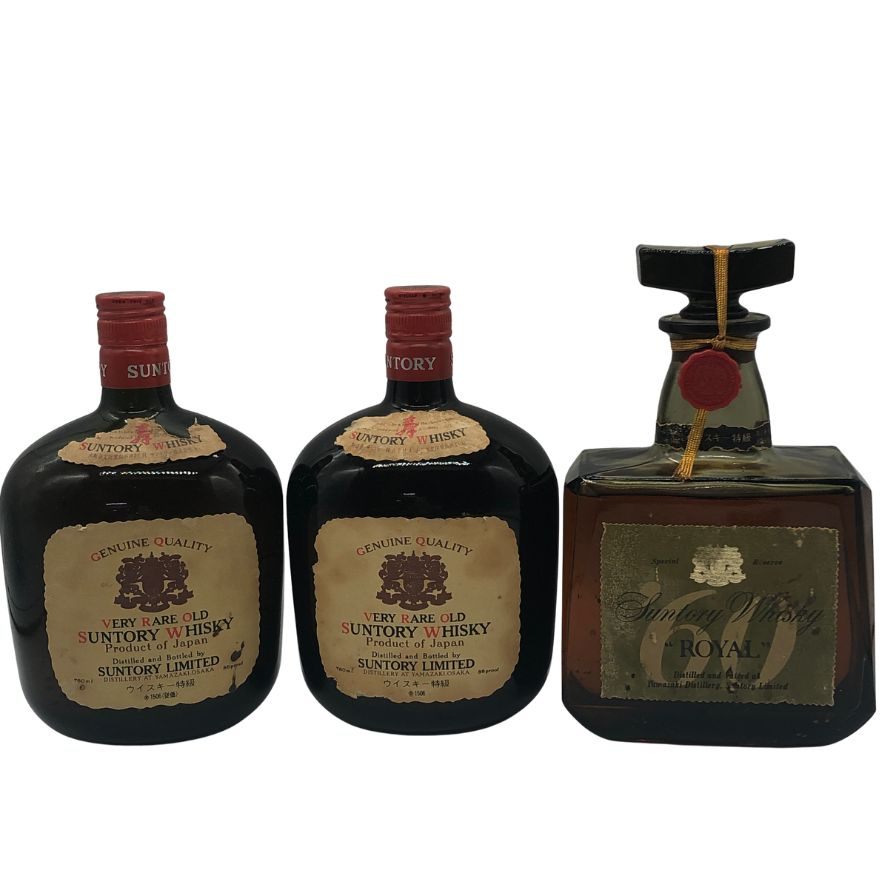 サントリー ローヤル 720ml 43% 特級含む３本セット 東京都限定◇サントリー ウイスキー 特級3本セット SUNTORY 【7-1