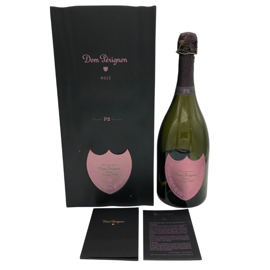 ドンペリニヨン P2 ロゼ 2000 空き瓶 空き箱セット Dom Perignon Rose