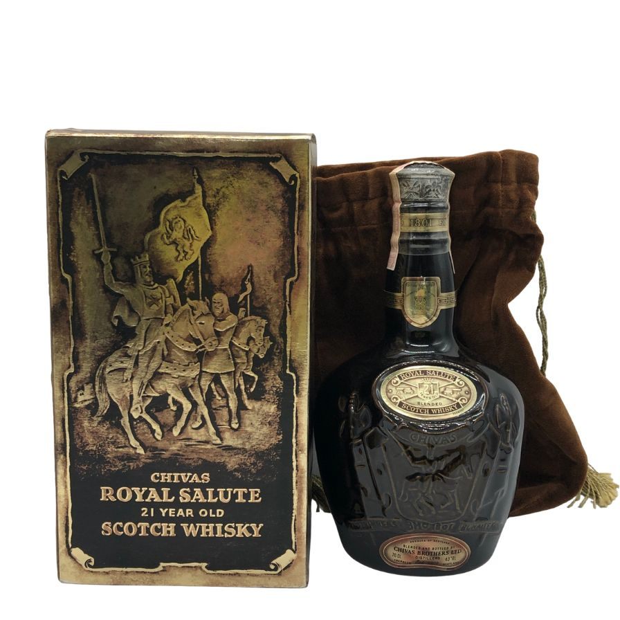 シーバス ブラザーズ ロイヤルサルート 21年 茶陶器 700ml 43% Chivas