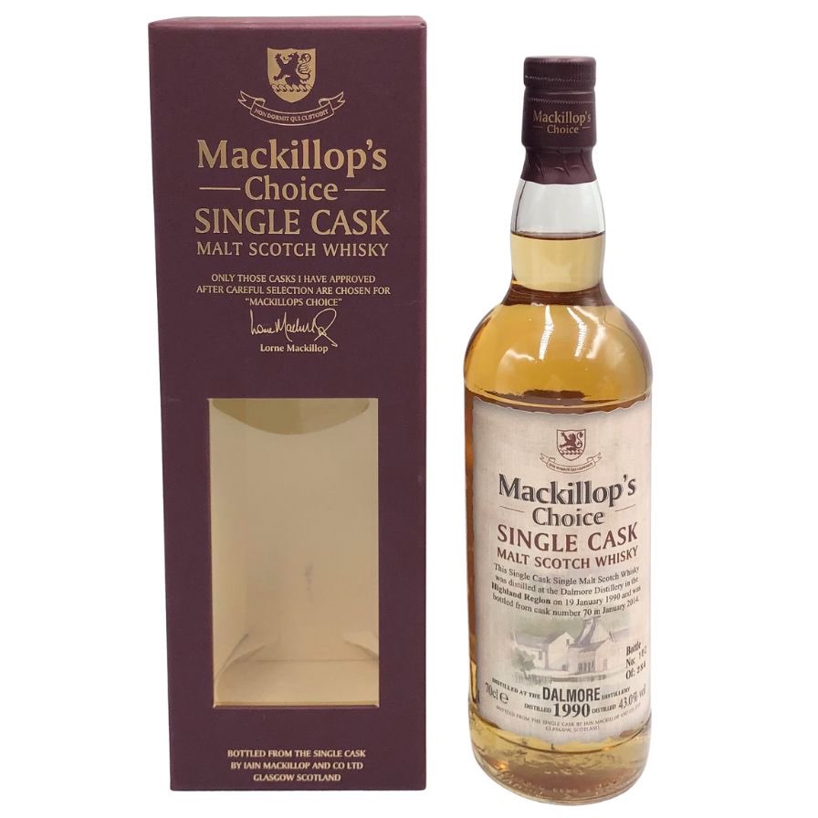 マキロップチョイス ダルモア 1990-2014 43％ 750ml Mackillop's