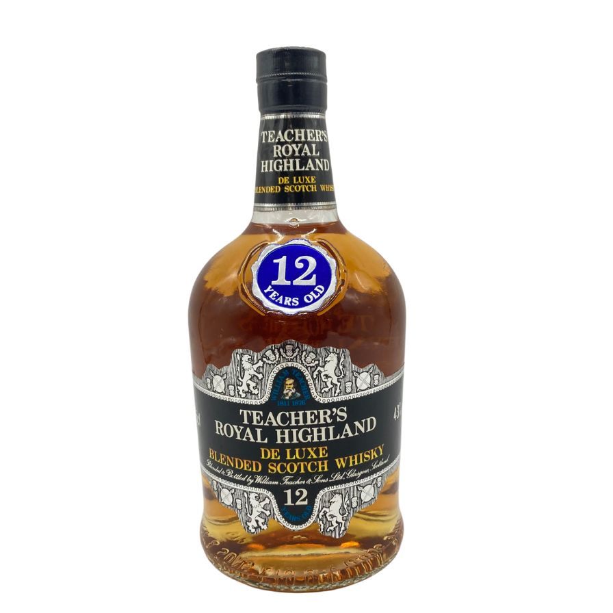 【古酒】 ティーチャーズ ロイヤルハイランド 12年 ティーチャーズ 12年 ロイヤル ハイランド デラックス 750ml 43