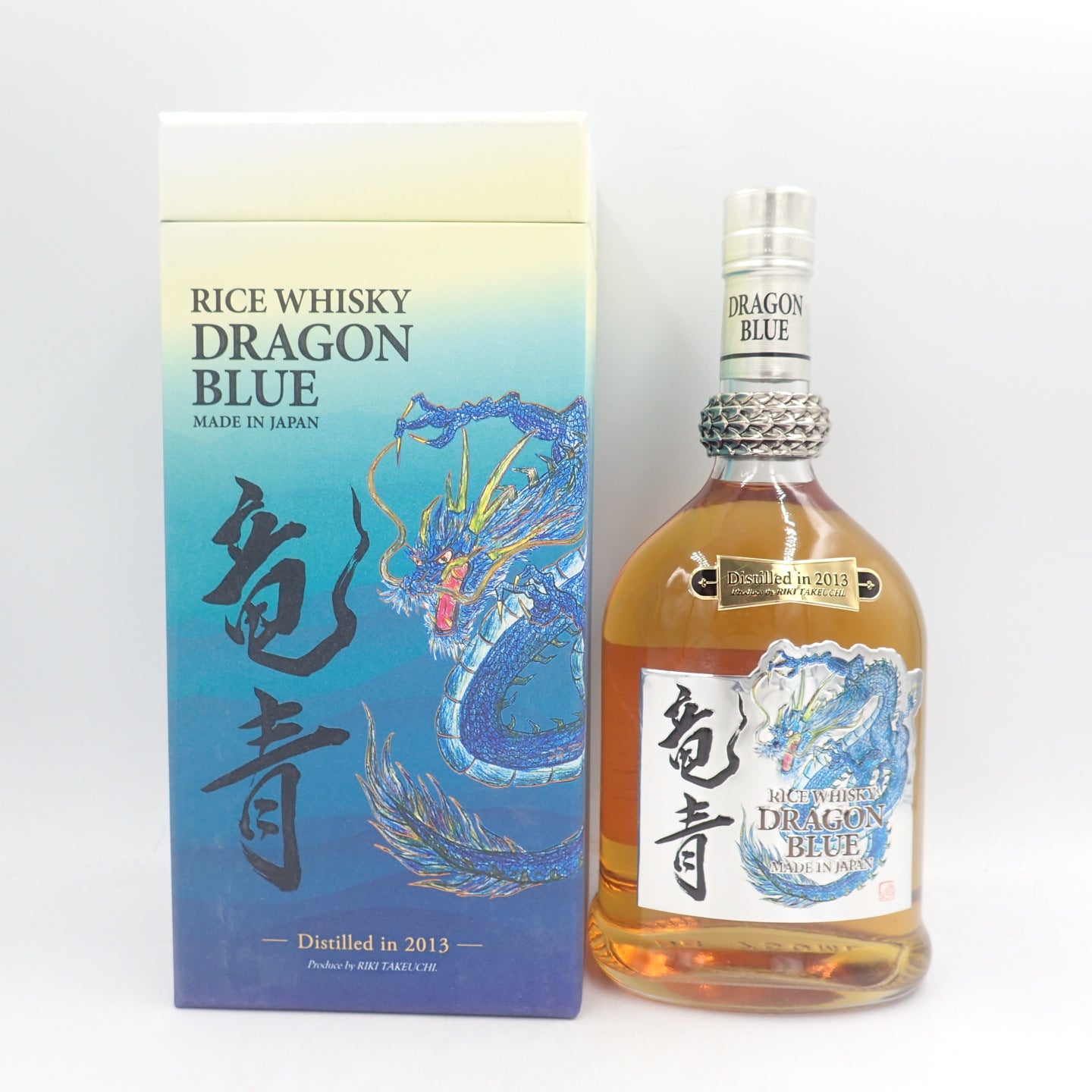 【激レア】DRAGON BLUE ライスウイスキー 750ml 東京都限定】ドラゴンブルー ライスウイスキー 竹内力プロデュース